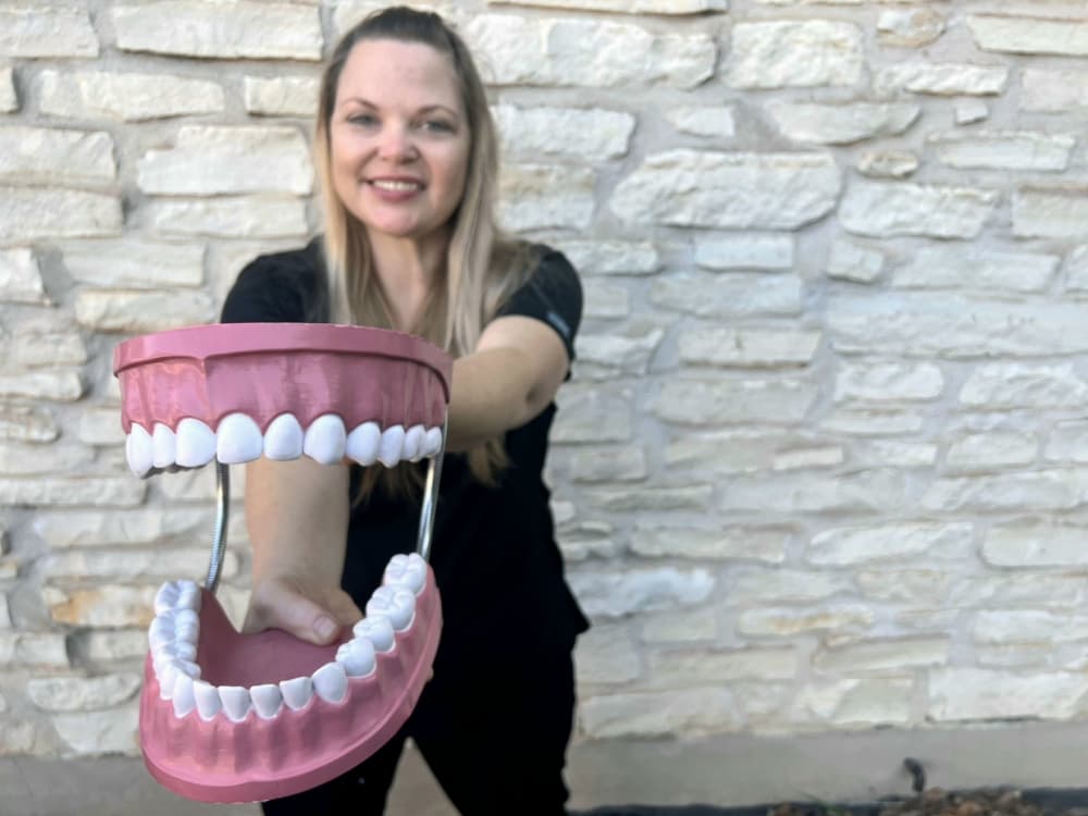 The academy's lead instructor Bobbie Welty has 25 years of experience as a dental assistant. 