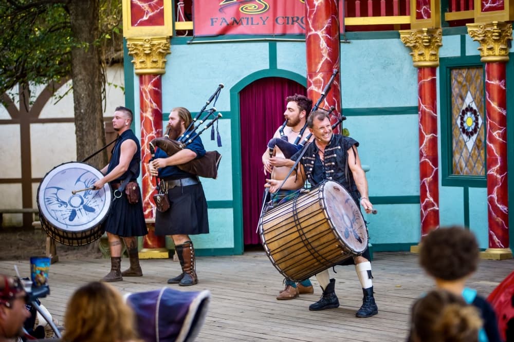The Tartanic show features a live performance with a high-energy pulse at 120 beats per minute. (Courtesy Texas Renaissance Festival)