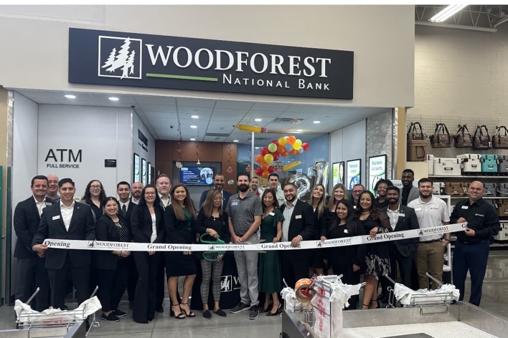 Woodforest Bank now open along FM 1488