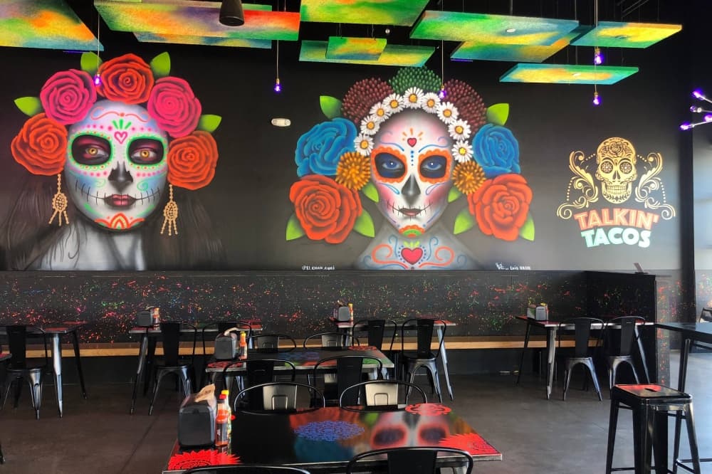 Carne asada, birria tacos served at Talkin' Taco in Plano