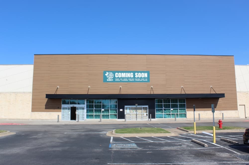 Outside of the future Fresh International Market store in August. 
