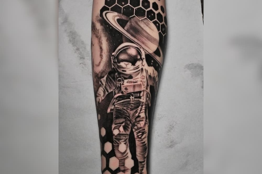 Image shows a tattoo