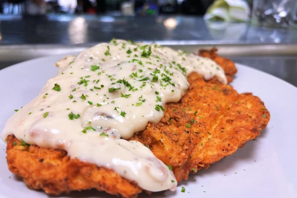 Comfort dishes such as chicken fried chicken ($18) are popular at Magnolia, Haug said. (Courtesy Magnolia Cajun Comfort) 