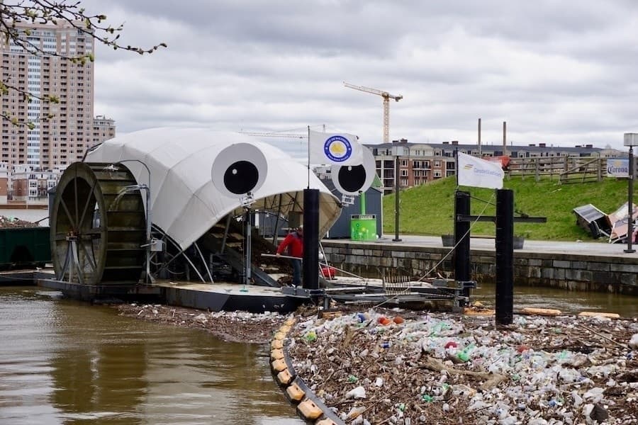 Fort Worth suspends trash-collecting water wheel project