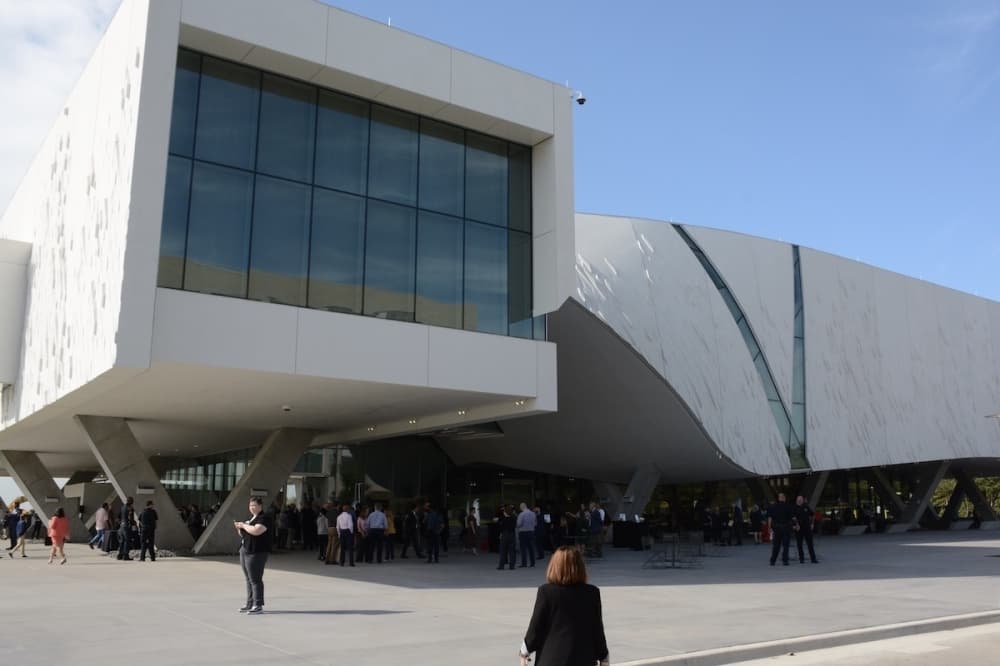 The first phase of the Athenaeum is complete and includes a two-story, 57,000-square-foot building, which will house various art collections in the Crow Museum of Asian Art's second location. 
