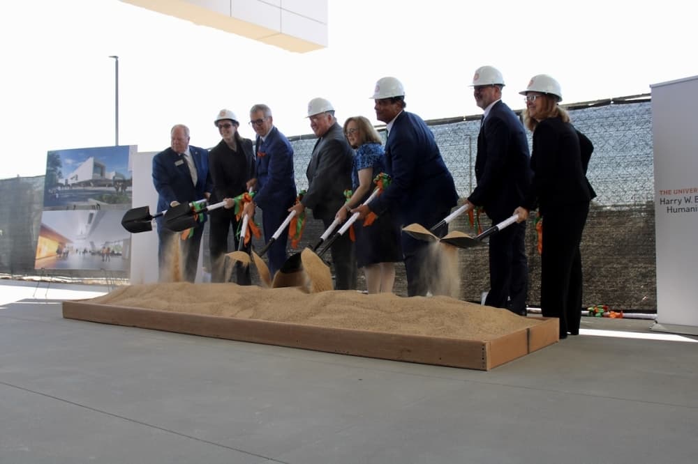 Officials broke ground on the second phase of the Athenaeum project, which includes a new music building and 680-seat performance hall. 