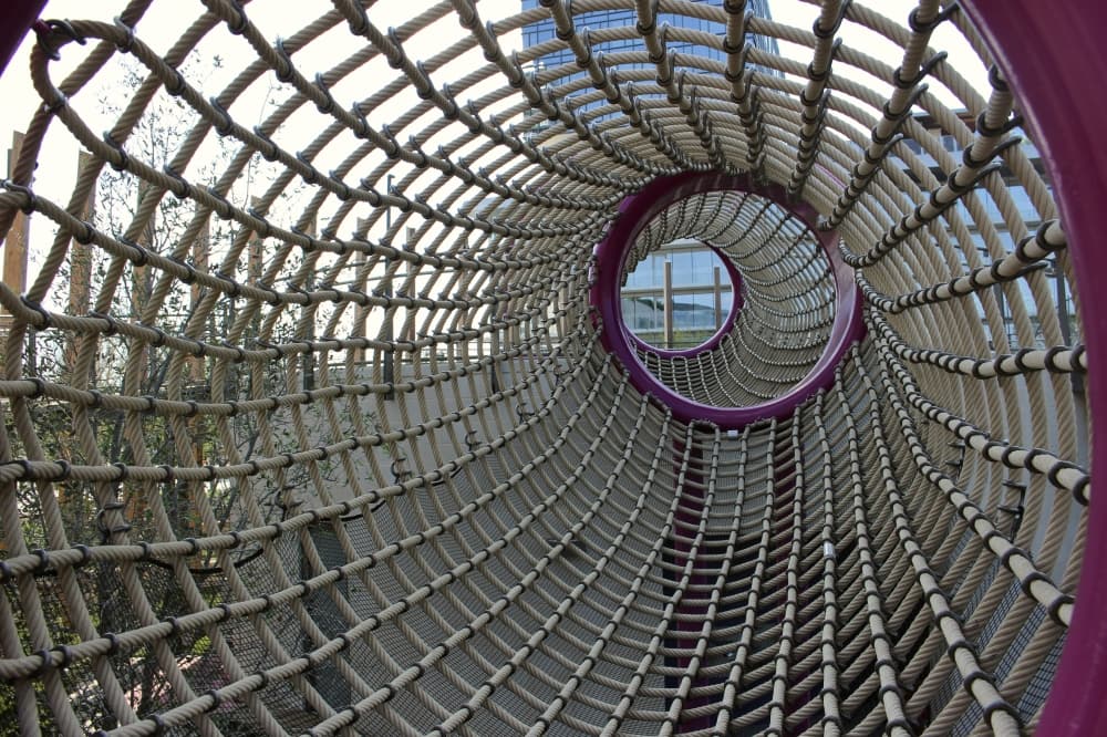 rope tunnel kaleidoscope