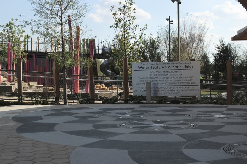 water play area kaleidoscope park