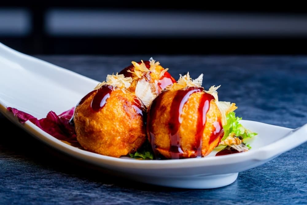Image shows takoyaki