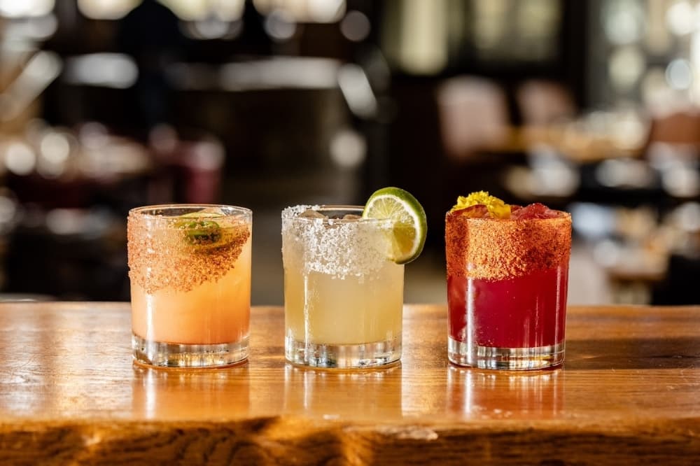 Image shows cocktails 