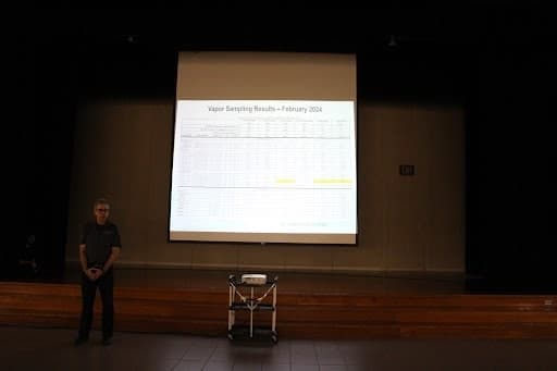 The U.S. Environmental Protection Agency held a public meeting Sept. 17 to share updates regarding the Jones Road Superfund site in Cy-Fair. (Atirikta Kumar/Community Impact)