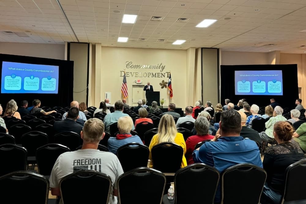 Montgomery County Commissioner Robert Walker talks growth, infrastructure challenges during State of Precinct 1 event