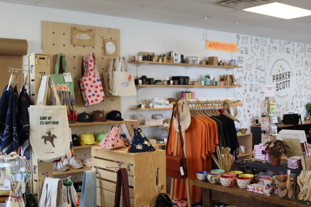 Parker + Scott sells apothecary items, gifts, household items, snacks, books and more. (Sarah Hernandez/Community Impact)