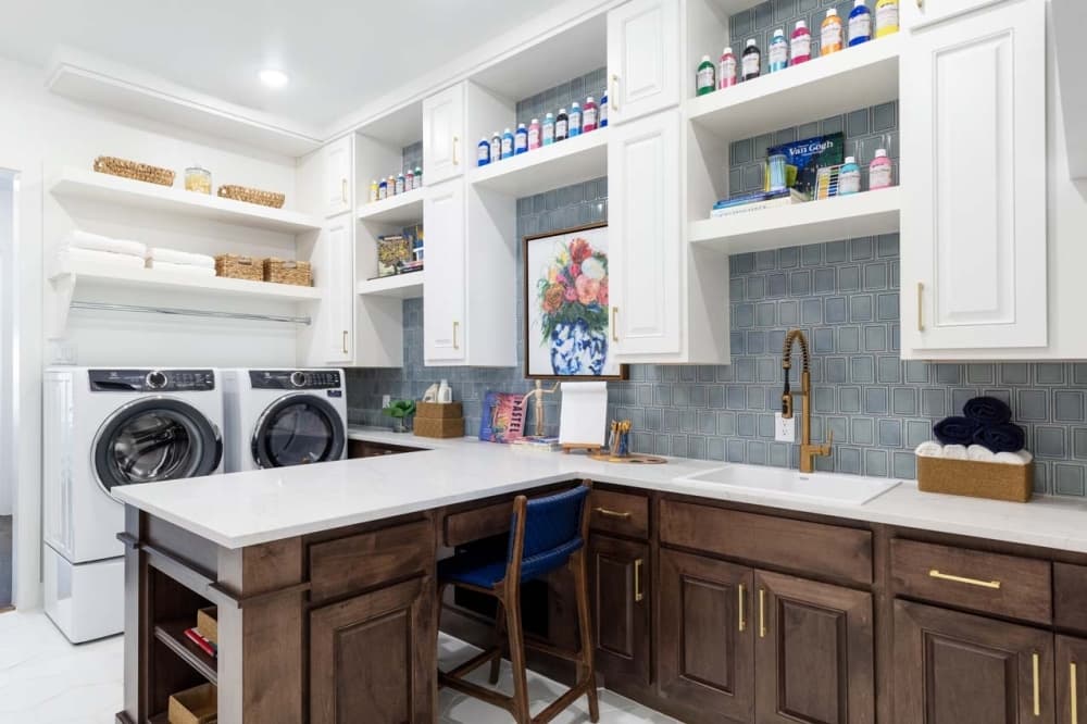Highland Homes offers unique options like expanded laundry and craft rooms. 