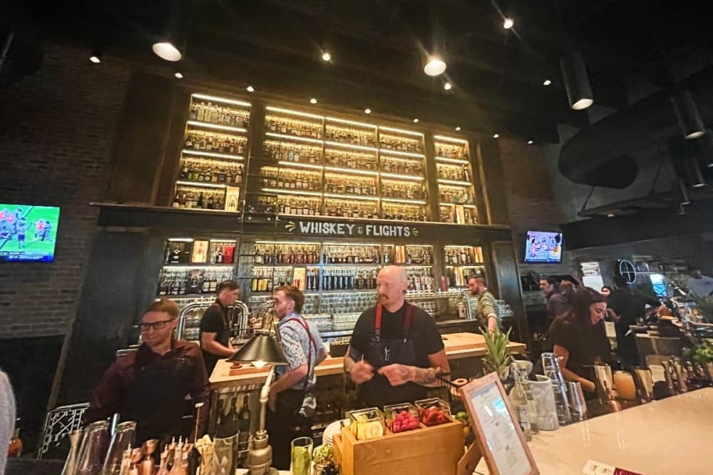 bar at Whiskey Cake Kitchen & Bar