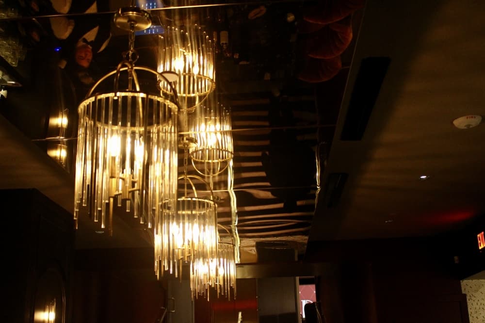 Owners said they installed new lighting to bring an elegant ambiance to the theater. (Cassandra Jenkins/Community Impact)