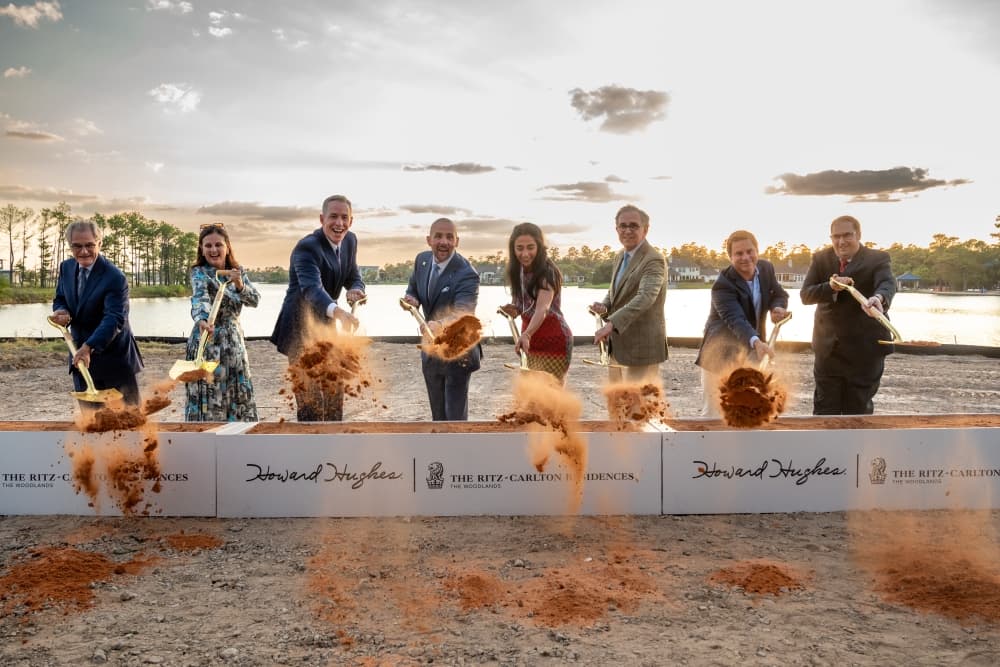 Groundbreaking held for The Ritz-Carlton Residences luxury condos on Lake Woodlands