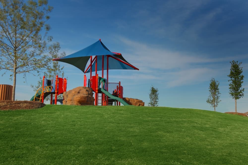 One of many playgrounds throughout the Sunfield community. 