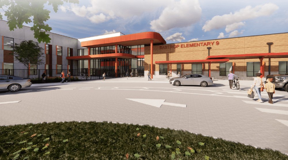 A rendering of the elementary school is shown.