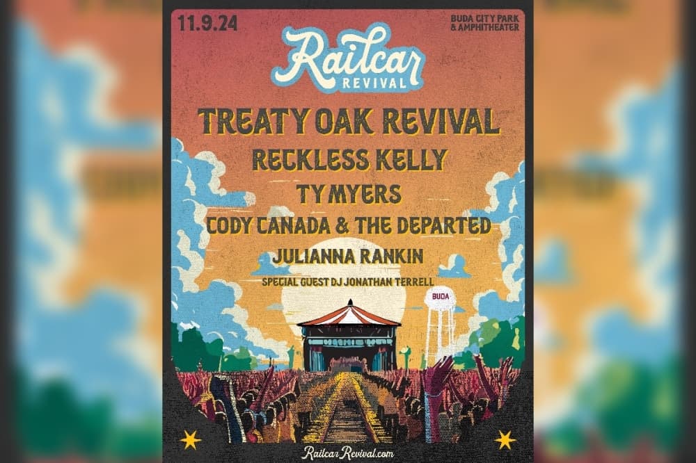 Railcar Revival music festival to make debut stop in Buda this fall