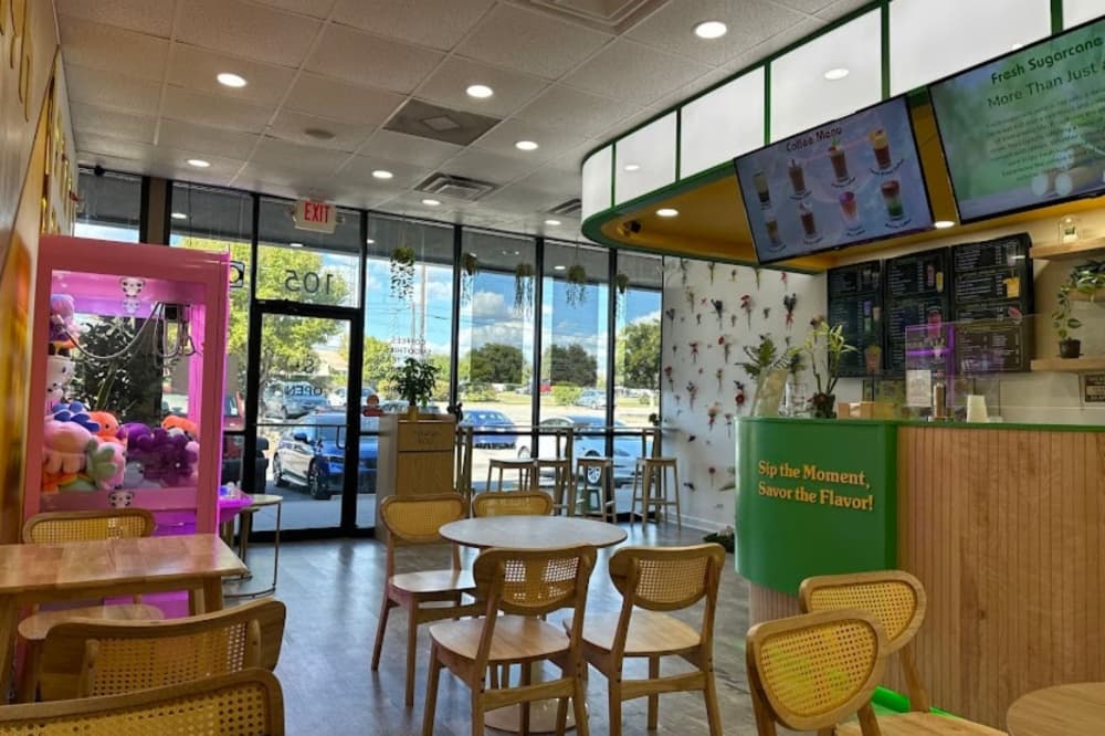 An image of the interior of the shop. 