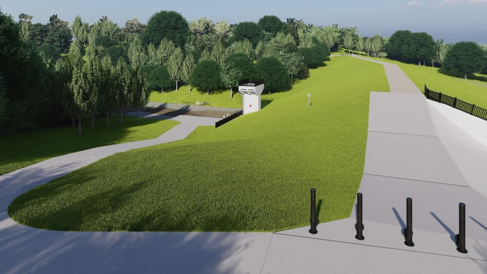 Rendering of modernized Old Lampasas Dam