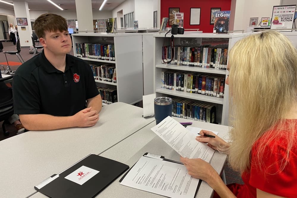 GCISD hosts mock interviews for high school CTE students