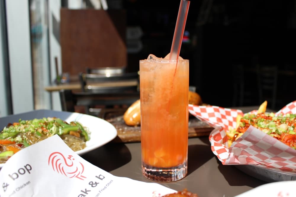 The restaurant serves Korean-influenced cocktails made with soju, and Korean flavors. (Asia Armour/Community Impact)