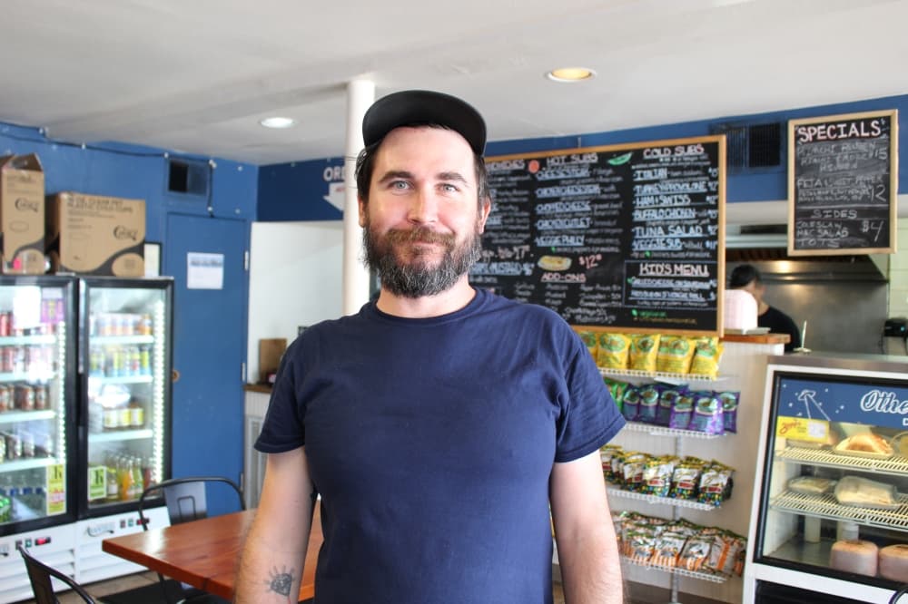 Derrick Smith is the owner of Otherside Deli. (Sarah Hernandez/Community Impact)