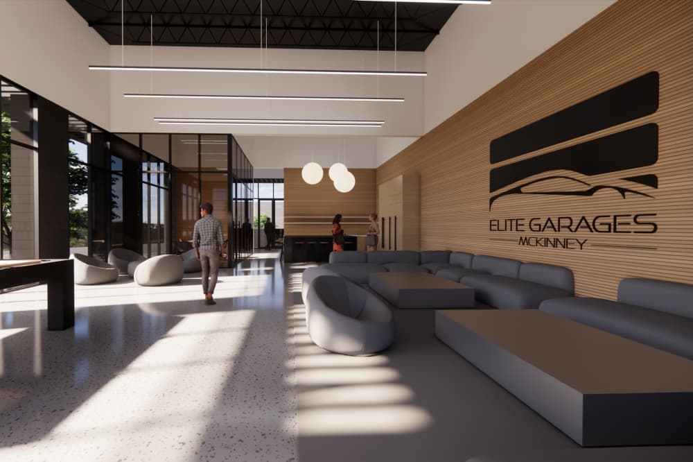 Rendering of the clubhouse