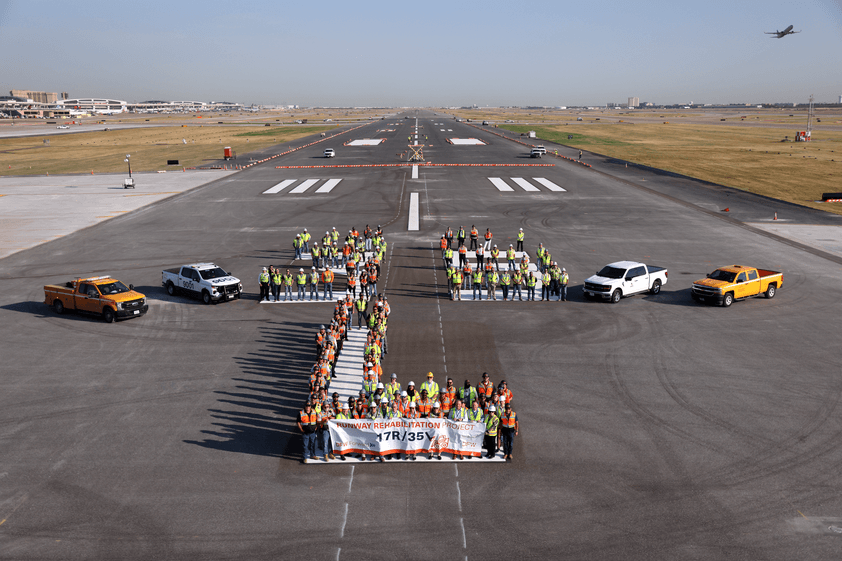 DFW Airport completes runway construction ahead of schedule
