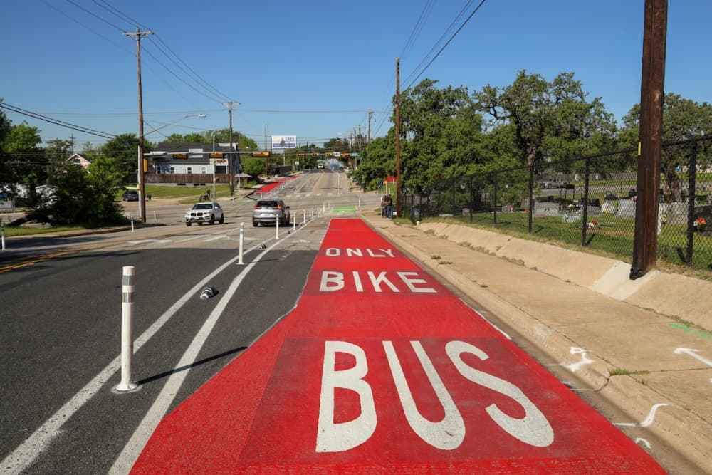 Austin studying plan to add miles of dedicated bike, bus lanes on city's busiest roads