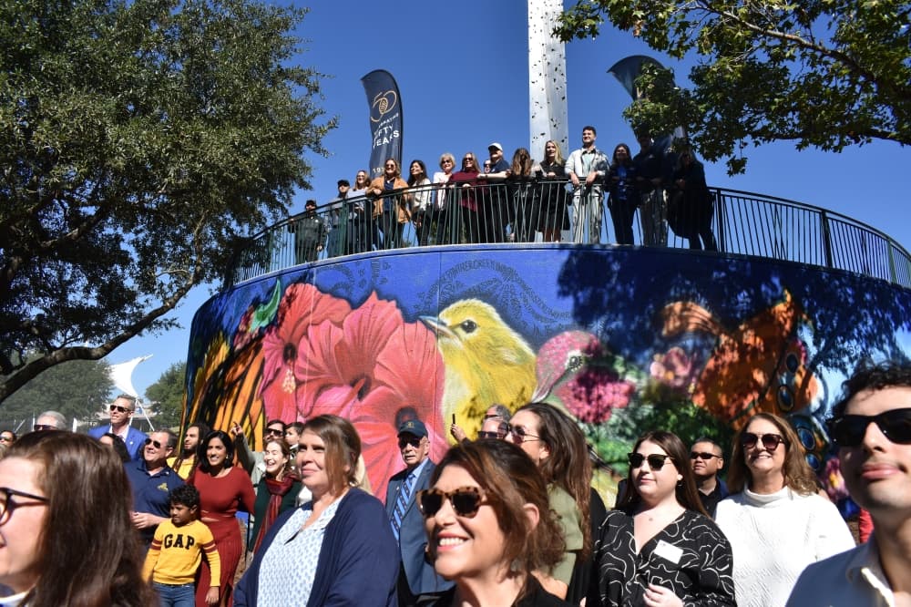 New mural unveiled in The Woodlands celebrating nature at community's 50th anniversary