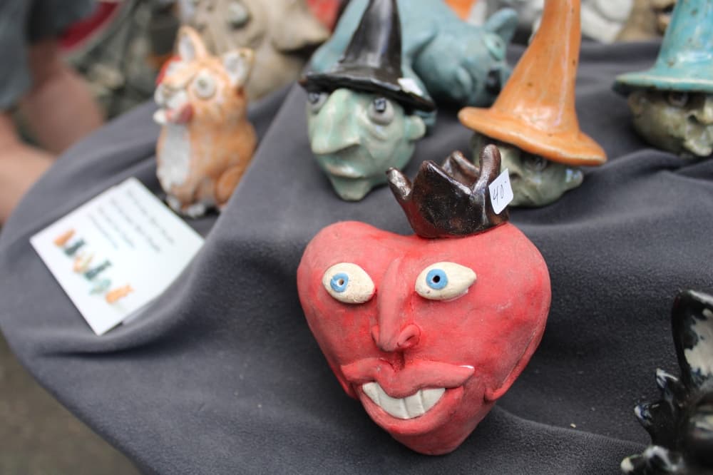Items from a vendor booth