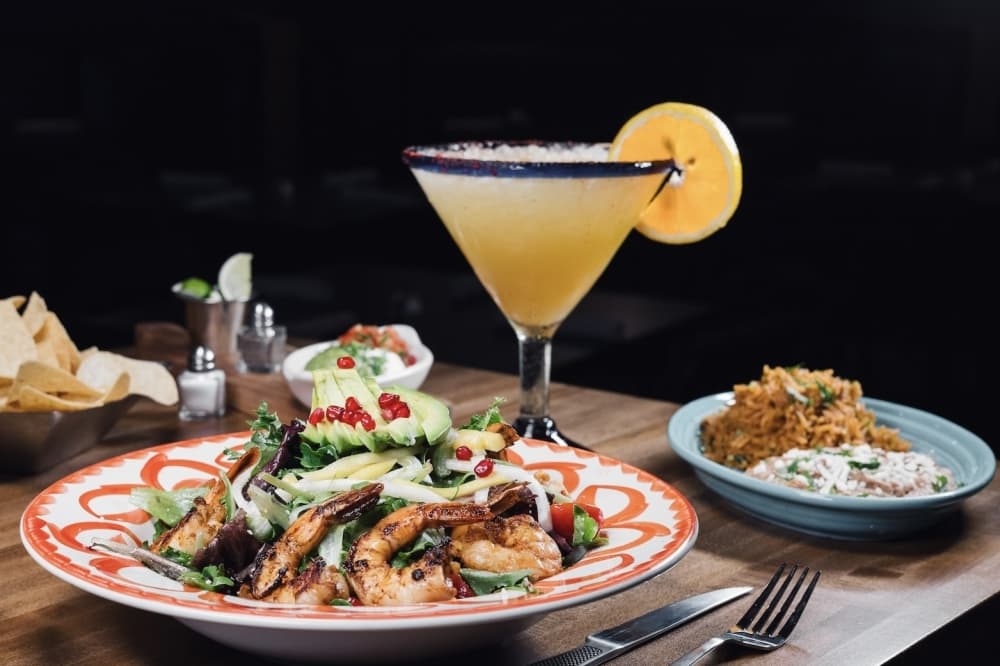 shrimp and margarita