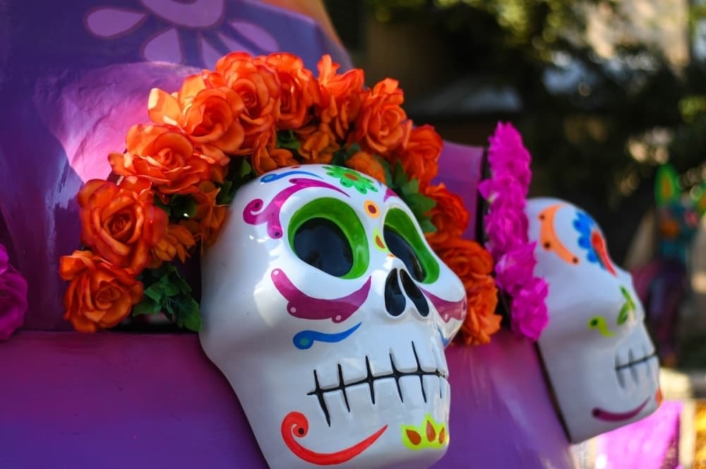 Image shows a sugar skull