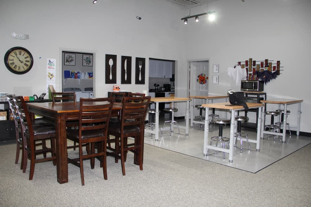 Inspire ND's facility features a fully functioning kitchen area to help clients practice life skills. (Wesley Gardner/Community Impact)