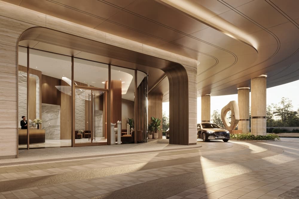 A 24/7 valet service will be available for residents to utilize. (Rendering Courtesy Shimahara Visual)