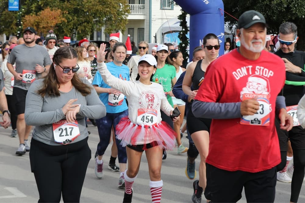 An image of the 5K at the event. 