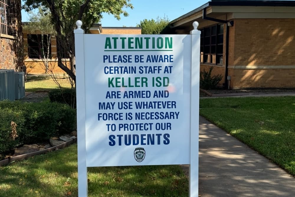 Keller ISD renews Fort Worth school resource officers, unveils armed staff on campus signs