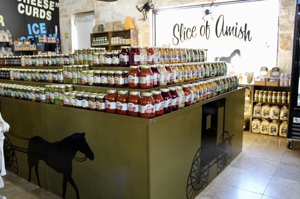 Montgomery’s Slice of Amish specializes in Wisconsin Cheese