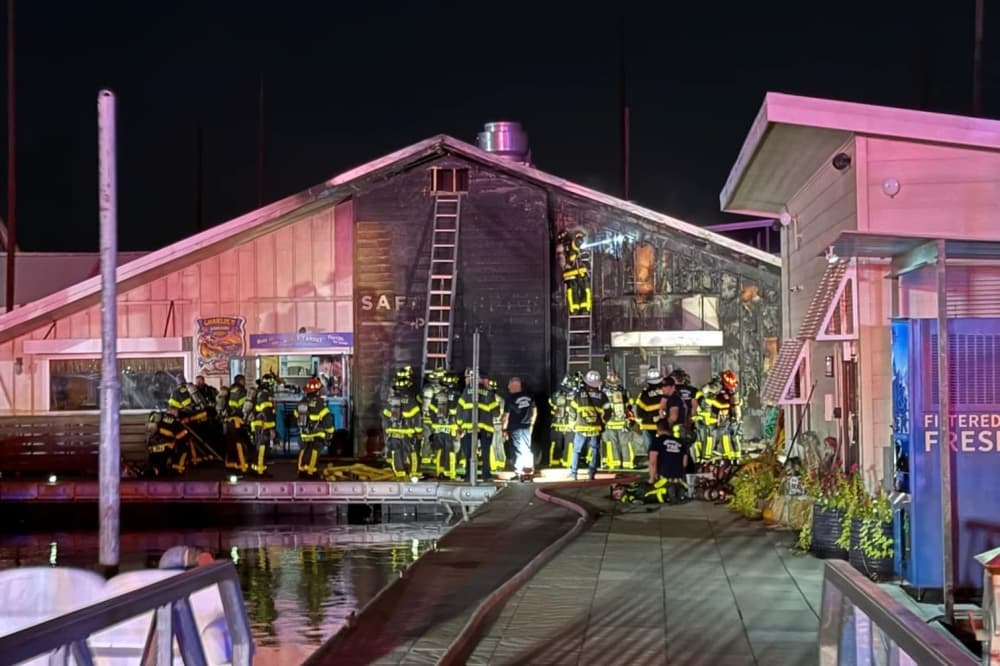  Lewisville Fire Department at the pier