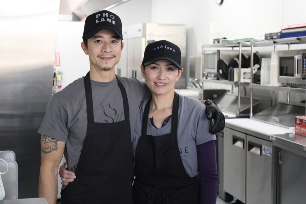 Pho Lane owners Trinh and Mike Yambao