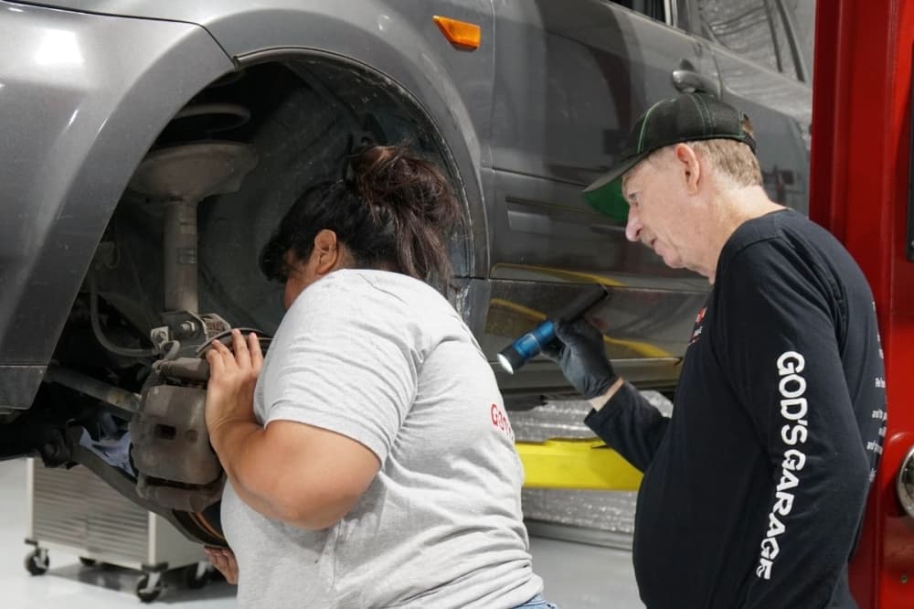 Volunteers at God's Garage can help with repairing vehicles. (Courtesy God's Garage)