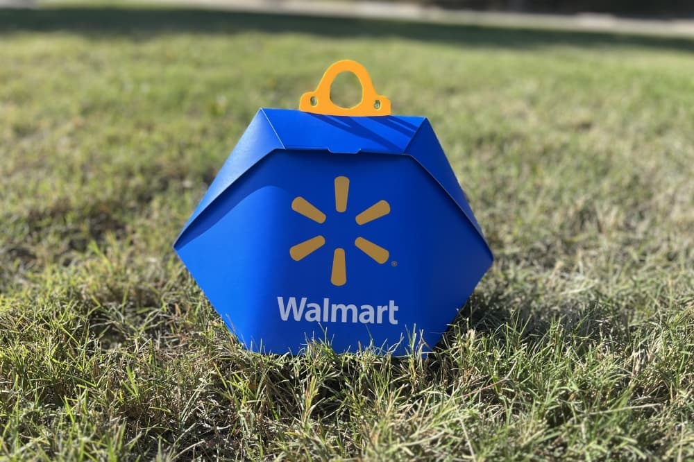 Walmart drone package