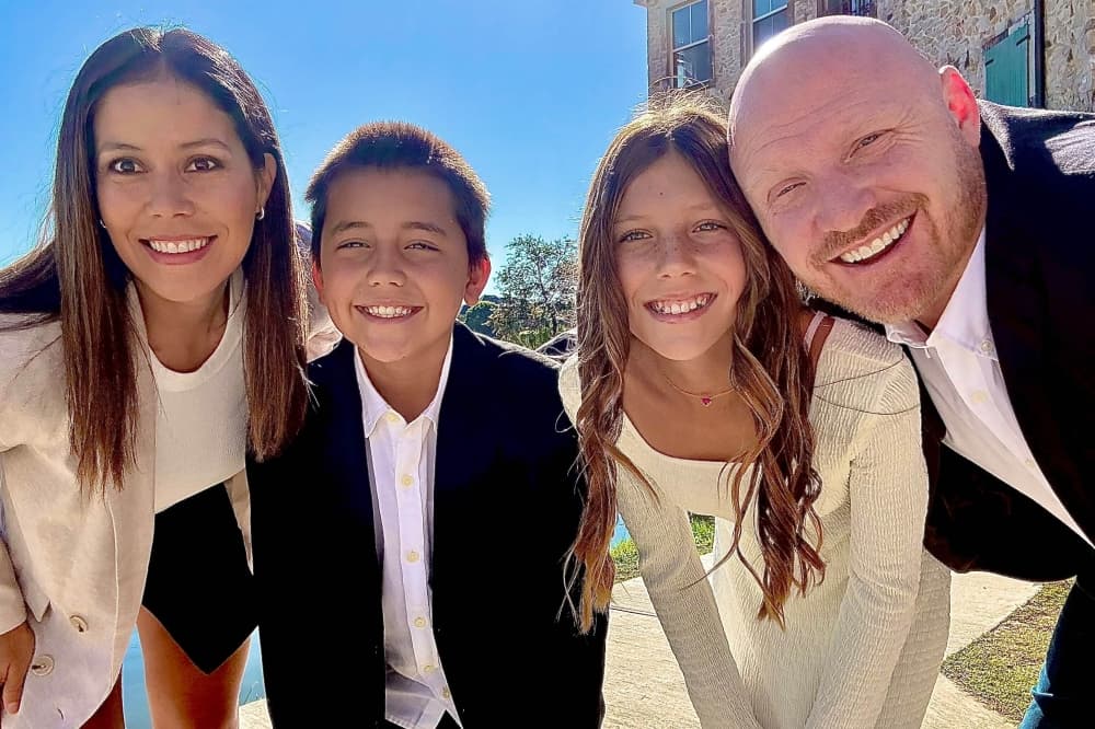 A family of four