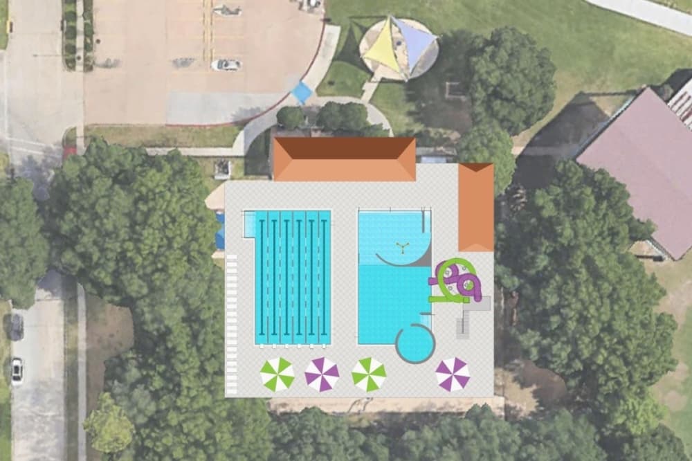 Proposition A is a $10.1 million bond to renovate Jersey Village's city pool. Jersey Village City Council unanimously voted to place this on the ballot Aug. 19. (Courtesy city of Jersey Village)