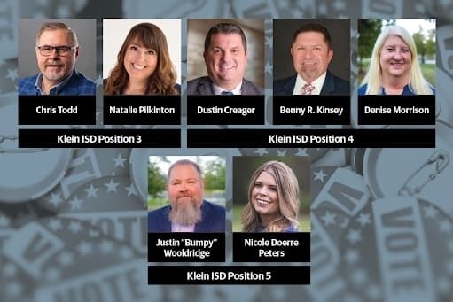 Todd, Morrison and Doerre Peters projected to win Klein ISD board of trustees races