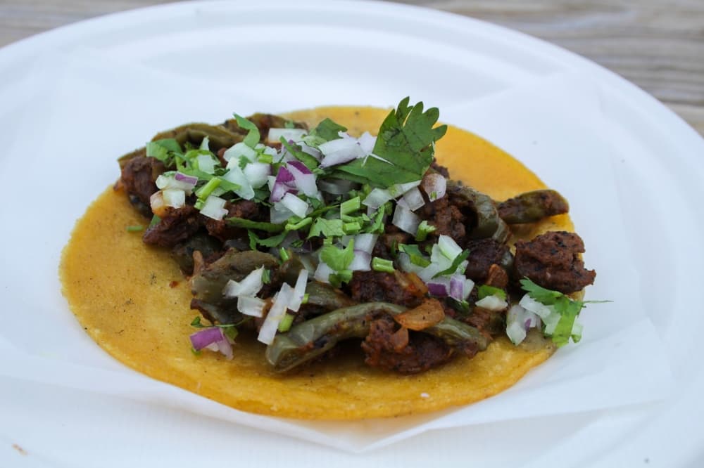 An image of a taco at the truck