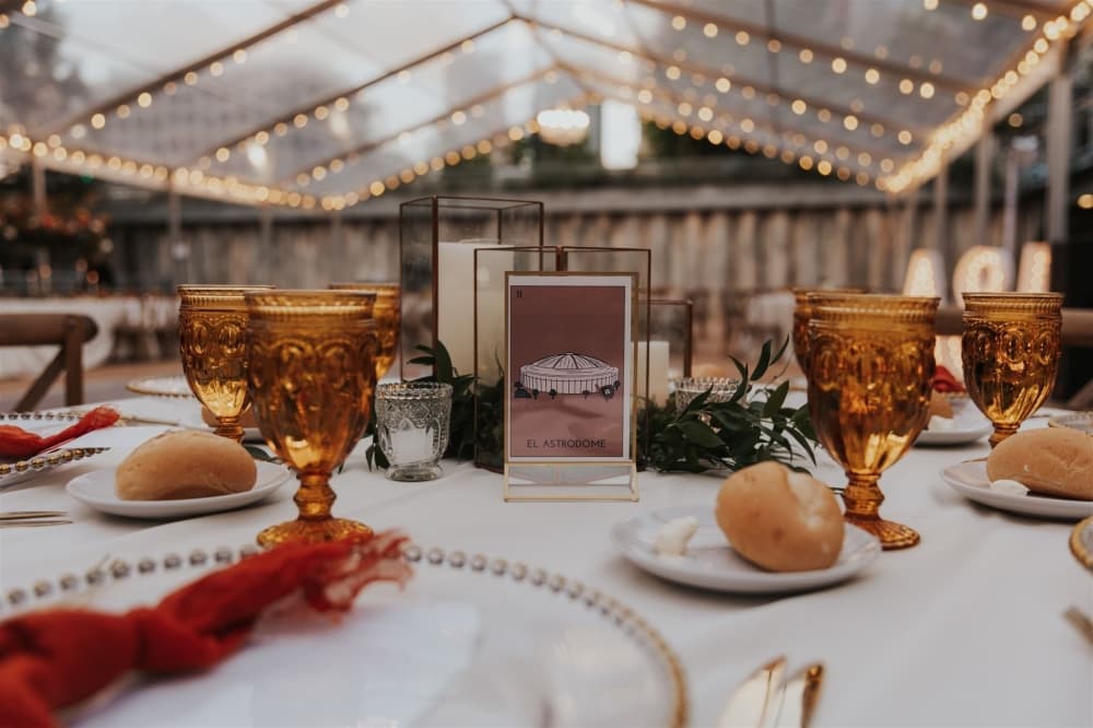 Event inside a tent